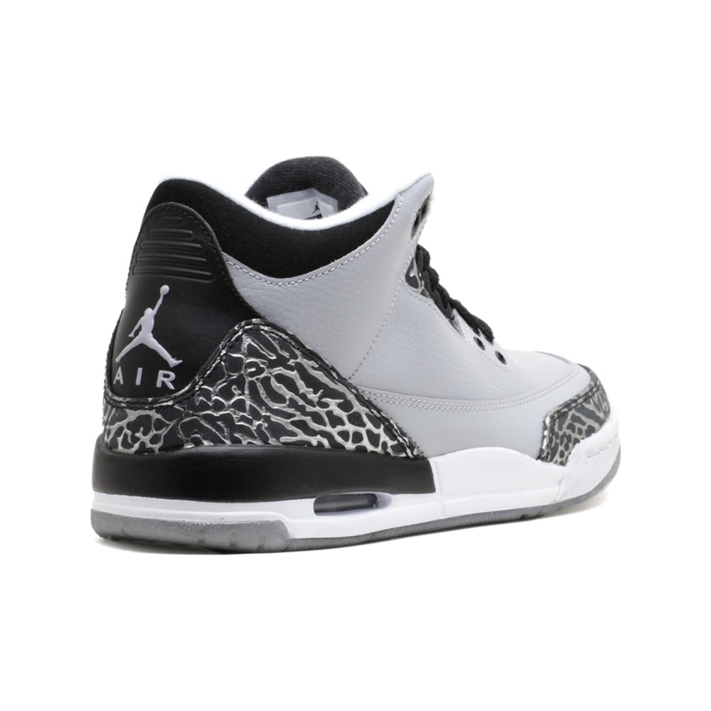 Air Jordan 3 'Black / Dark Smoke Grey' Мужские
