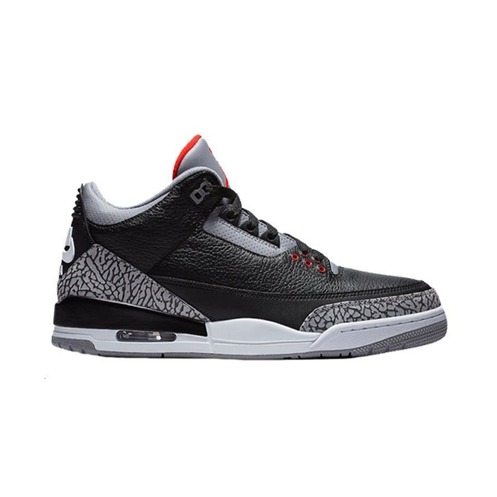 Air Jordan 3 'Black / Smoke Grey / Dark Smoke Grey' Мужские