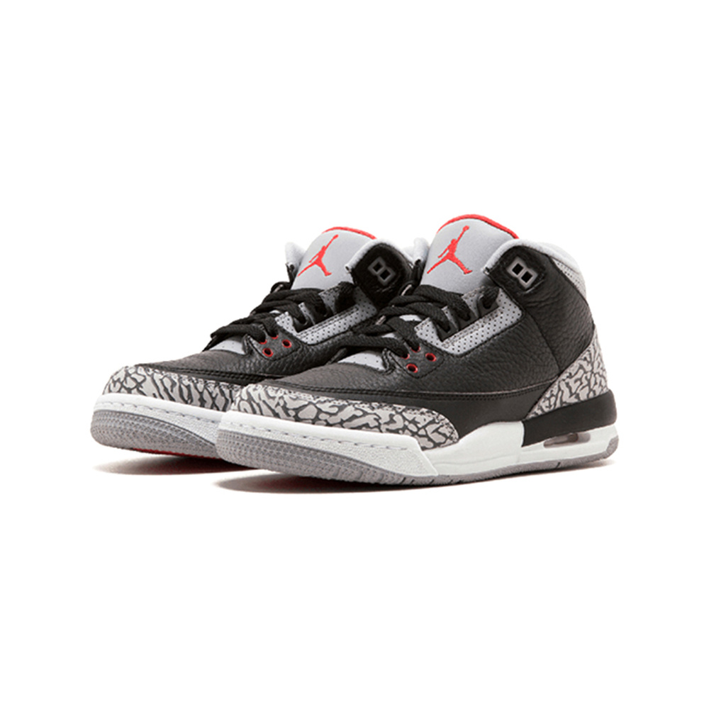 Air Jordan 3 'Black / Dark Smoke Grey' Мужские