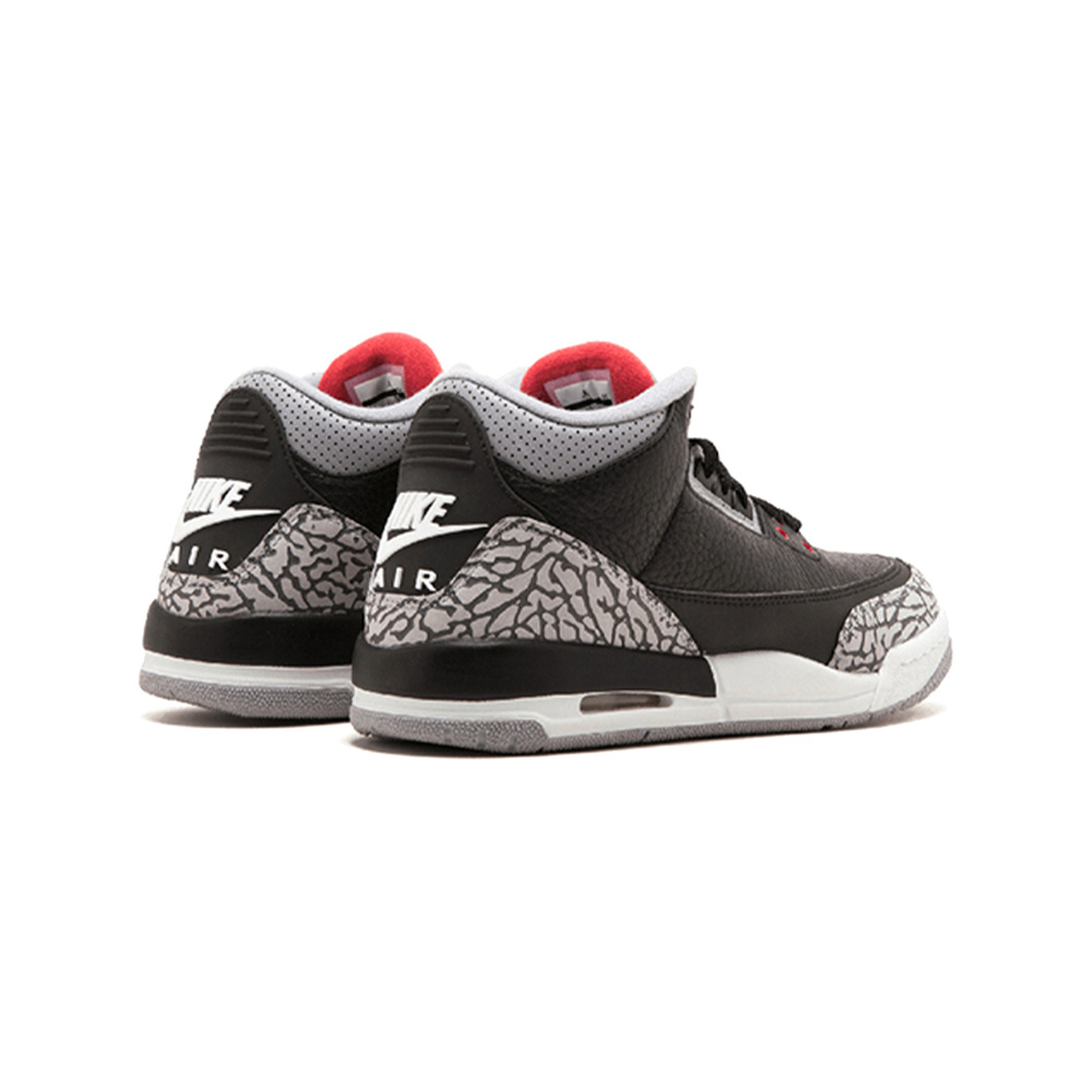 Air Jordan 3 'Black / Dark Smoke Grey' Мужские