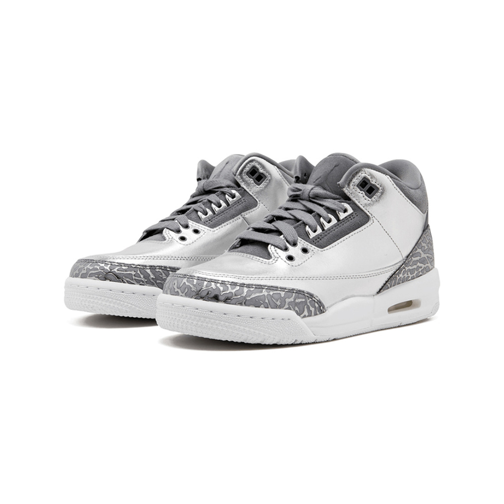 Air Jordan 3 'Pure Platinum / White' Мужские