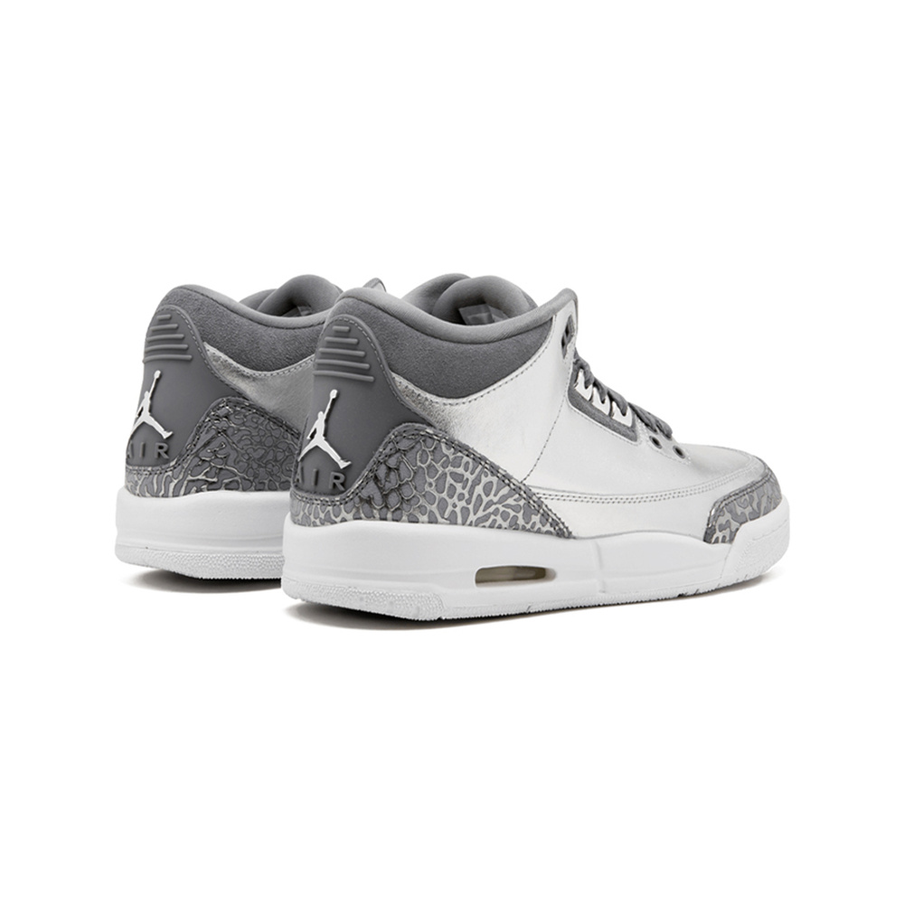 Air Jordan 3 'Pure Platinum / White' Мужские