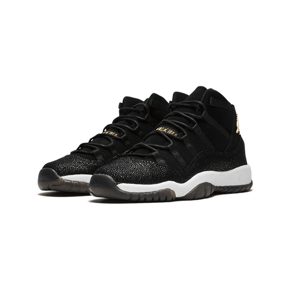 Air Jordan 11 'Black / Smoke Grey / Sunset Pulse / Metallic Silver' Унисекс