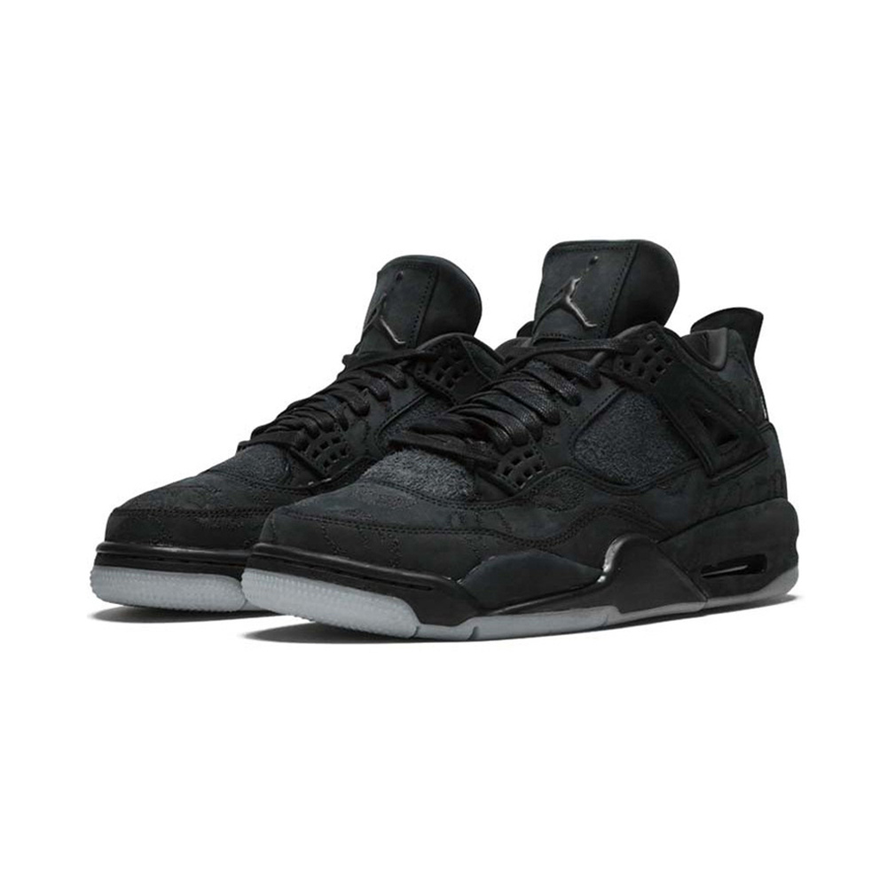 Air Jordan 4 'Black / Hyper Crimson / White / Chrome' Мужские