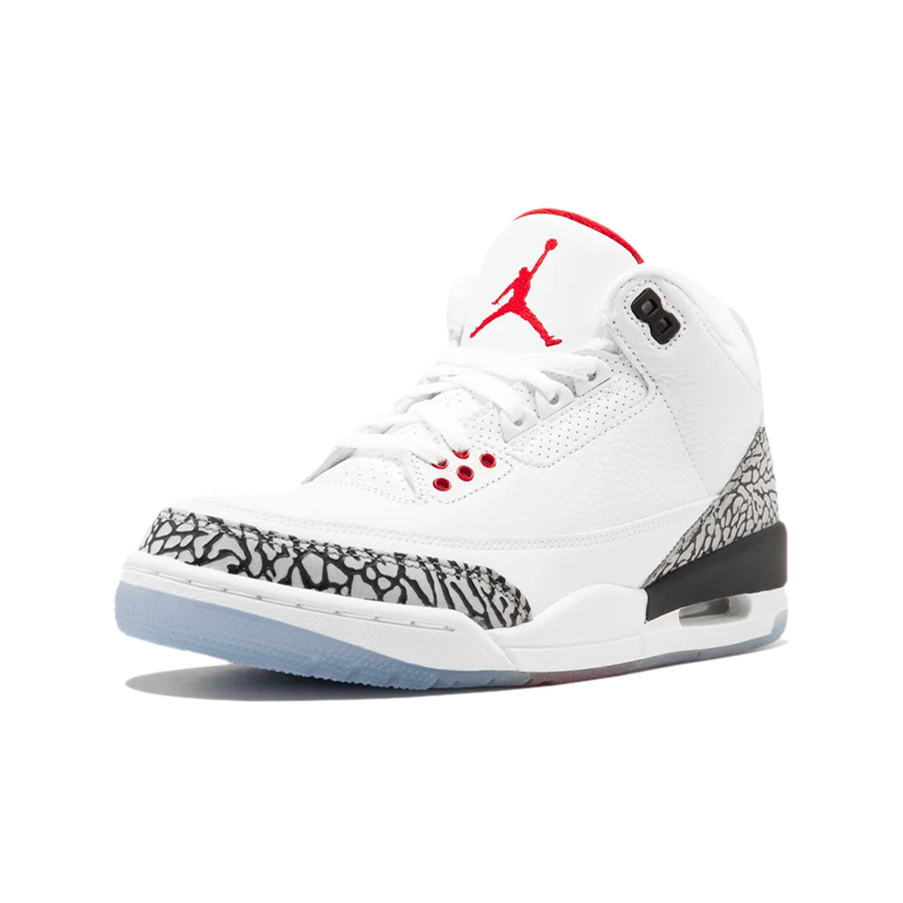 Air Jordan 3 'White / Gum Light Brown / Black / Hydrogen Blue' Мужские