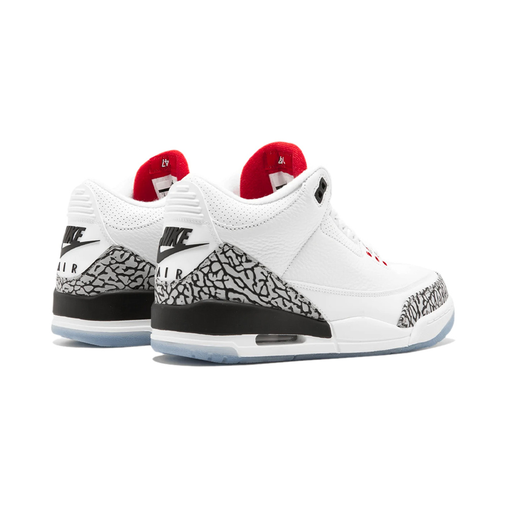 Air Jordan 3 'White / Gum Light Brown / Black / Hydrogen Blue' Мужские