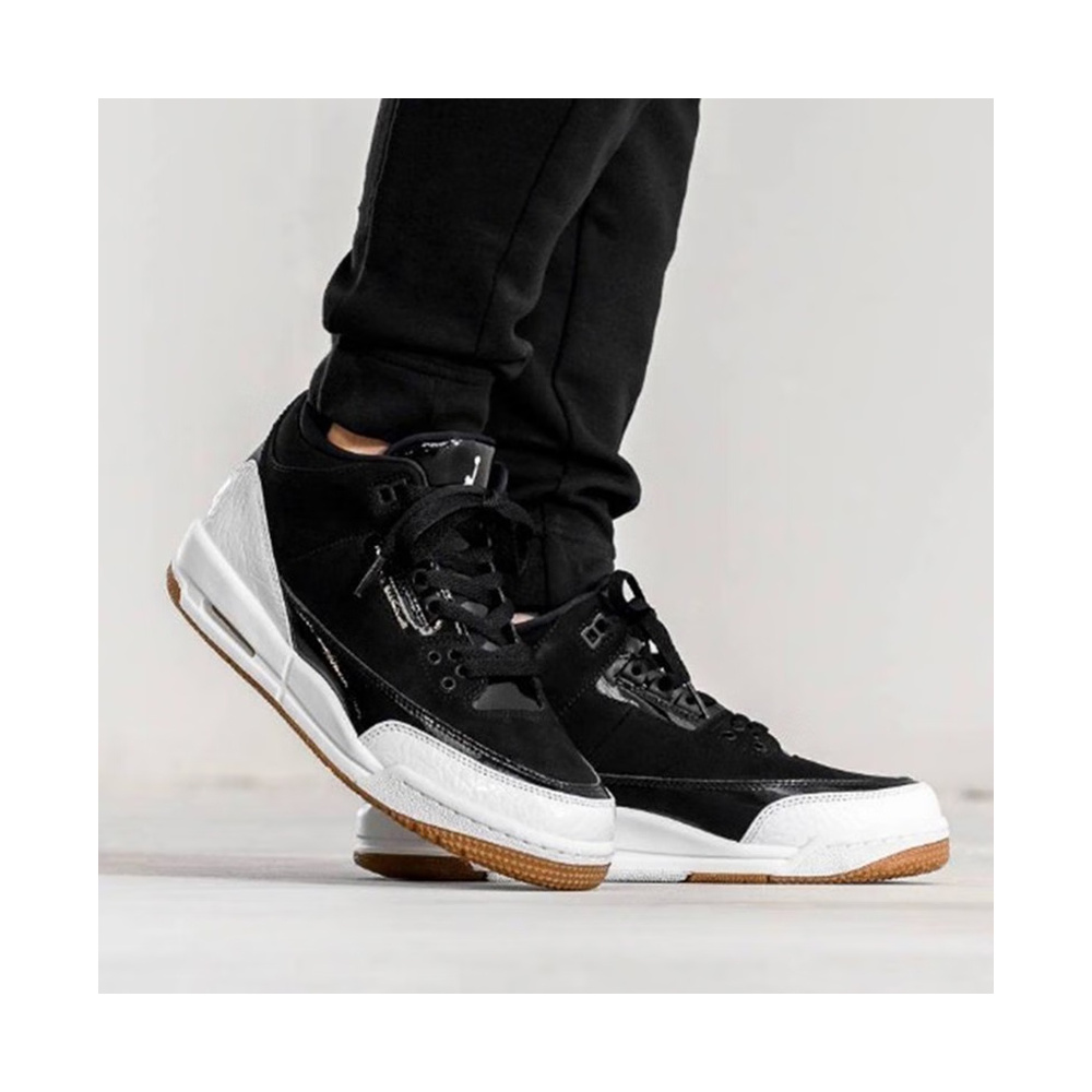 Air Jordan 3 'Black / Dark Smoke Grey' Мужские