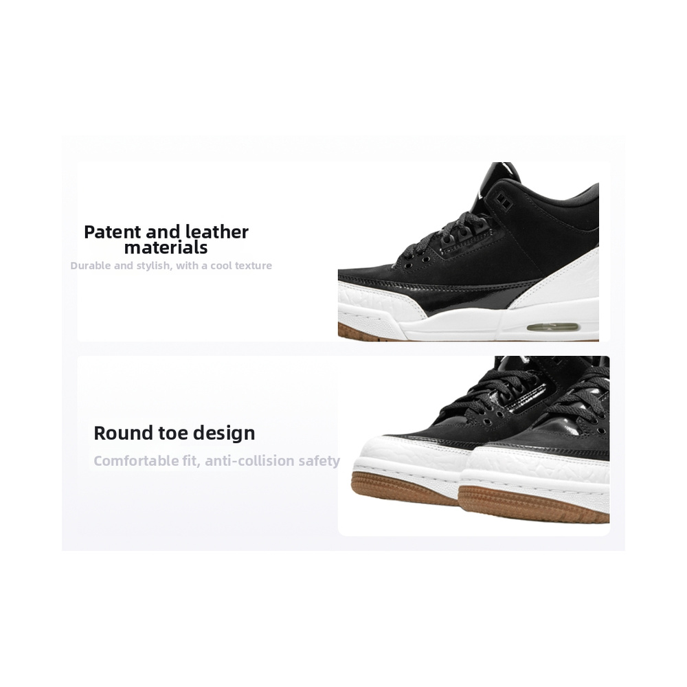 Air Jordan 3 'Black / Dark Smoke Grey' Мужские