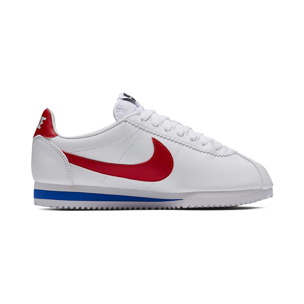 Nike Cortez 'White / Black / Bleached Lilac / Metallic Silver' Женские