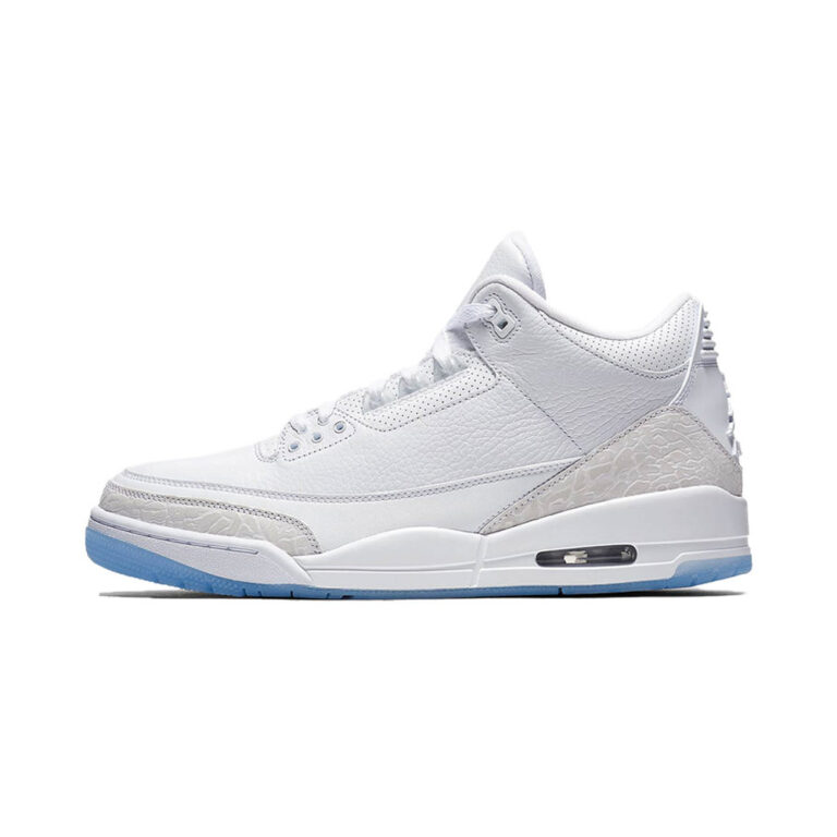 Air Jordan 3 'White / Football Grey / Barely Green / Midnight Navy' Мужские