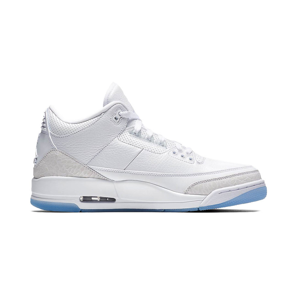 Air Jordan 3 'White / Football Grey / Barely Green / Midnight Navy' Мужские