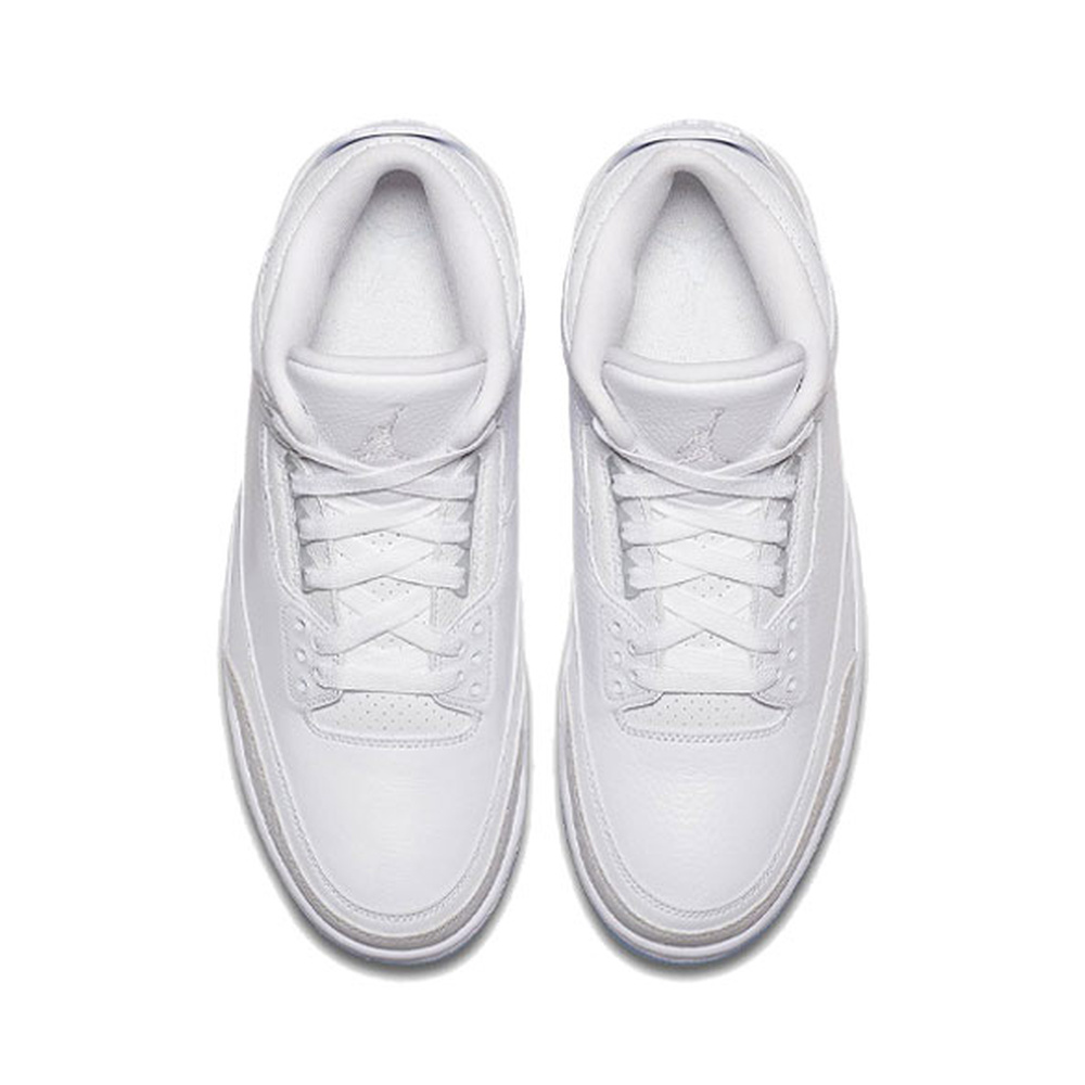 Air Jordan 3 'White / Football Grey / Barely Green / Midnight Navy' Мужские