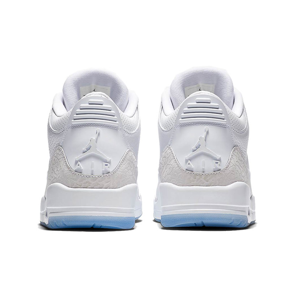 Air Jordan 3 'White / Football Grey / Barely Green / Midnight Navy' Мужские