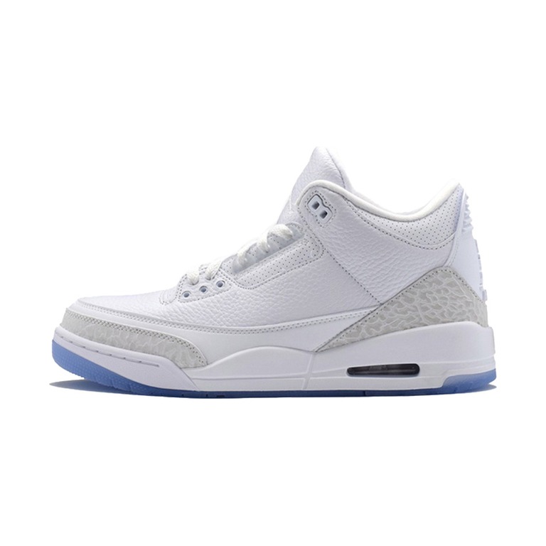 Air Jordan 3 'White / Vast Grey' Унисекс