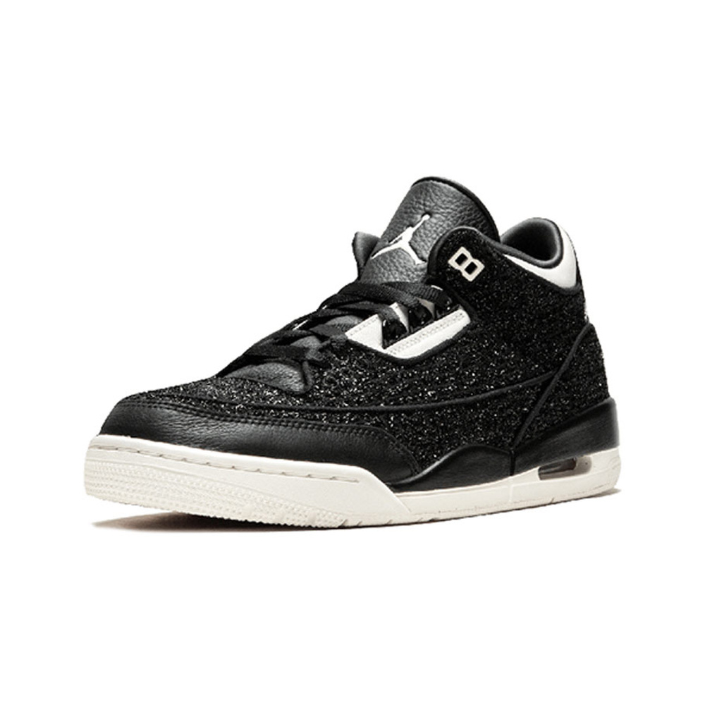 Air Jordan 3 'Black / Hyper Crimson / White / Chrome' Женские