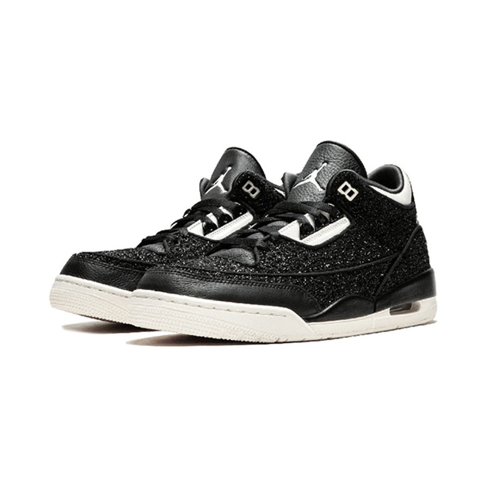 Air Jordan 3 'Black / Hyper Crimson / White / Chrome' Женские