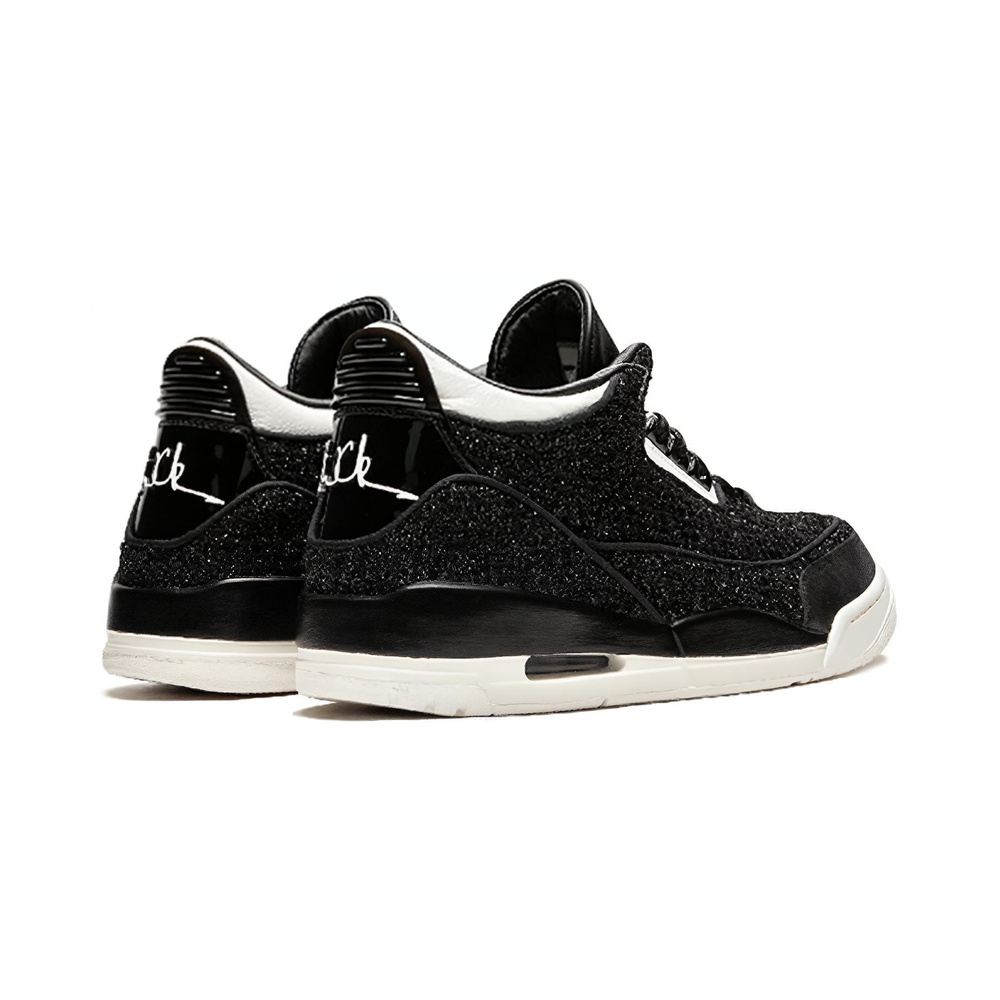 Air Jordan 3 'Black / Hyper Crimson / White / Chrome' Женские