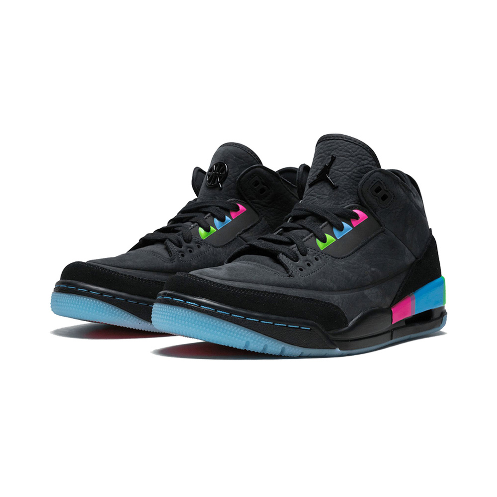 Air Jordan 3 'Black / Hyper Crimson / White / Chrome' Мужские