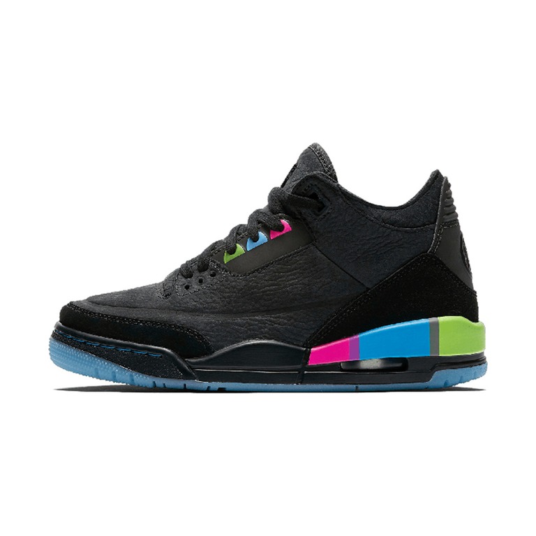 Air Jordan 3 'Black / Hyper Crimson / White / Chrome' Мужские