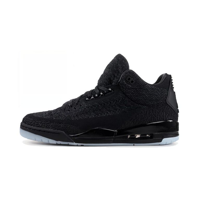 Air Jordan 3 'Black / Hyper Crimson / White / Chrome' Мужские