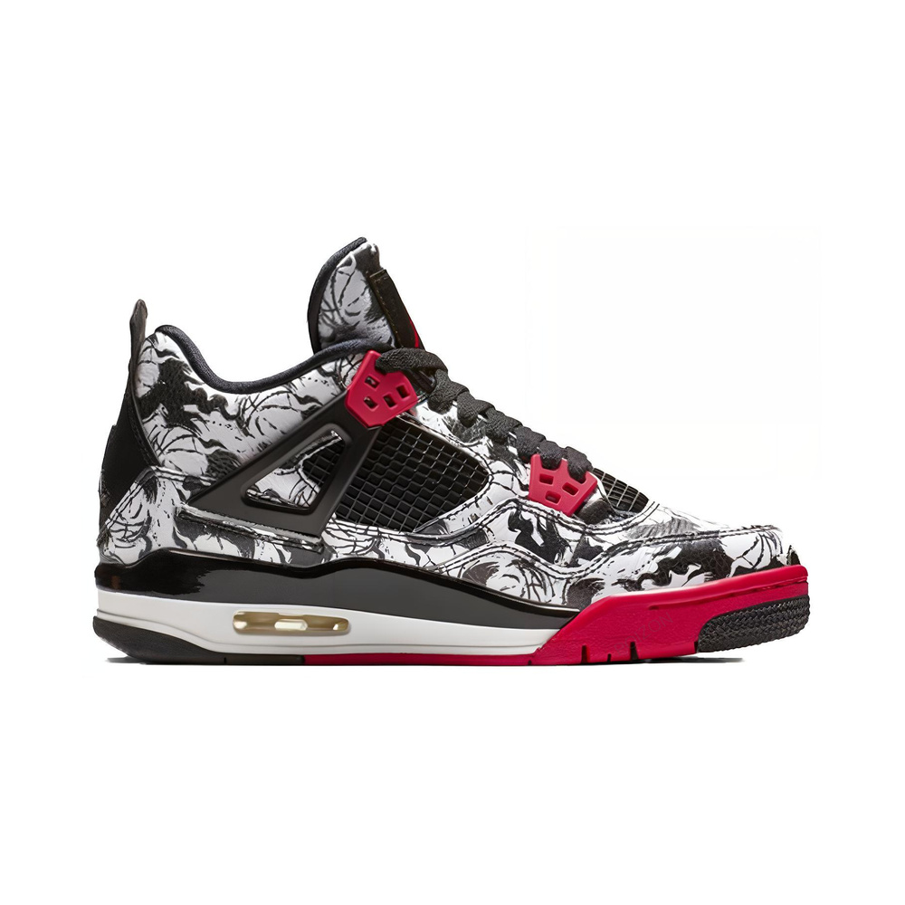 Air Jordan 4 'Black / Dark Smoke Grey / White' Мужские