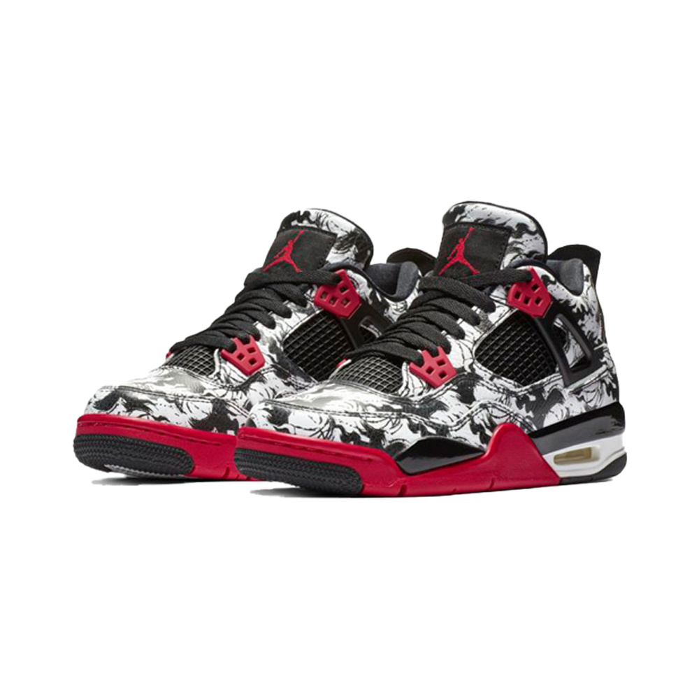 Air Jordan 4 'Black / Dark Smoke Grey / White' Мужские