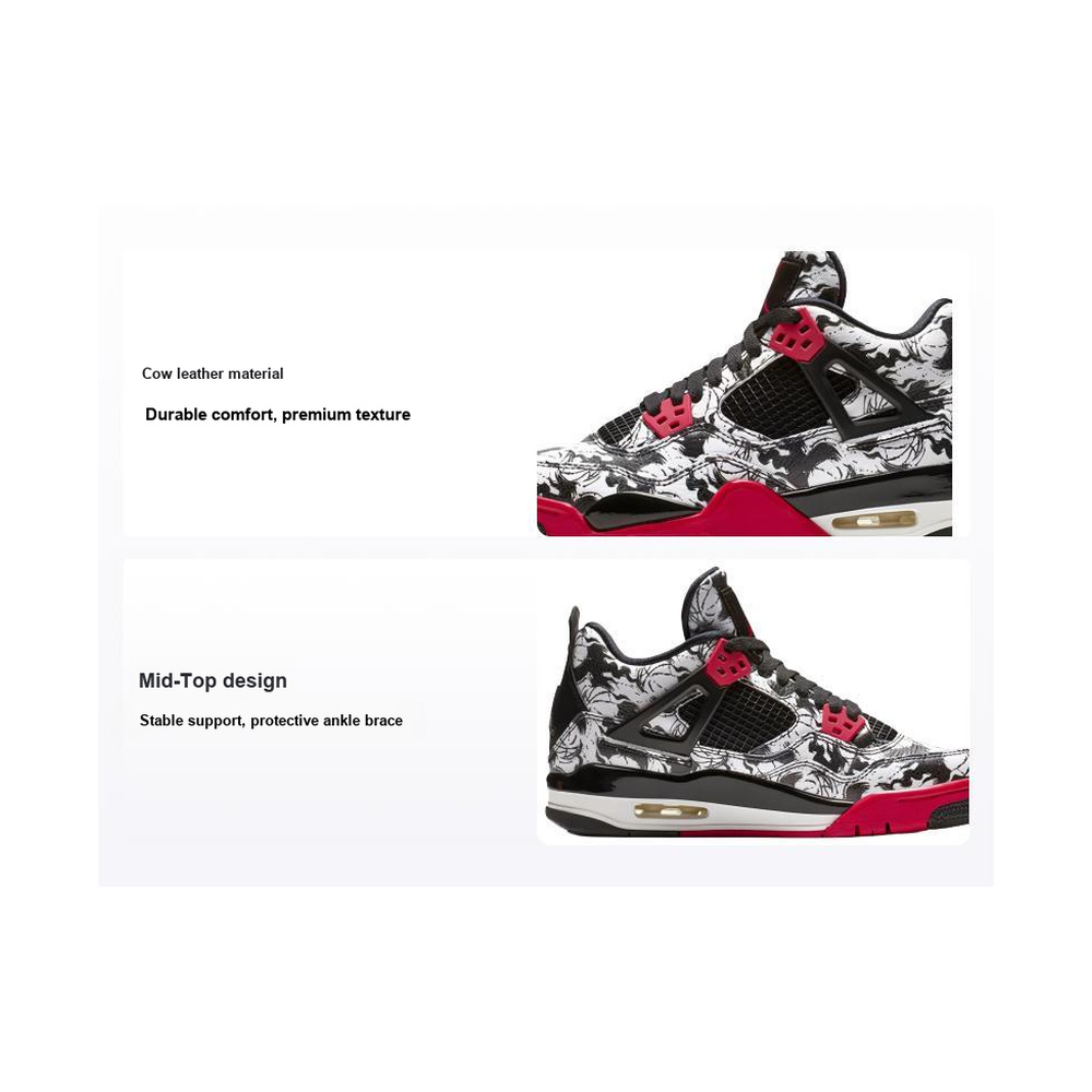 Air Jordan 4 'Black / Dark Smoke Grey / White' Мужские