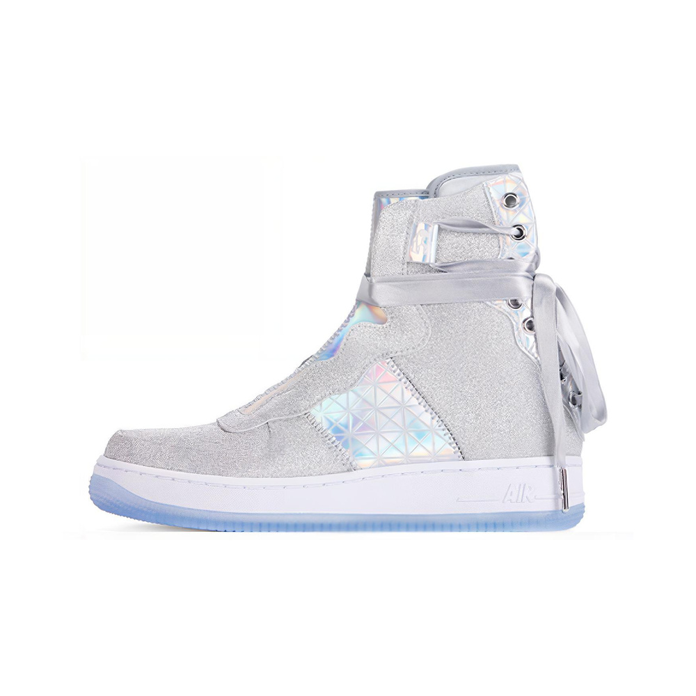Summit White / Metallic Silver / White / Black