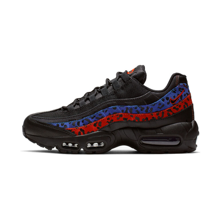 Nike Air Max 95 'Black / Hyper Crimson / White / Chrome' Женские