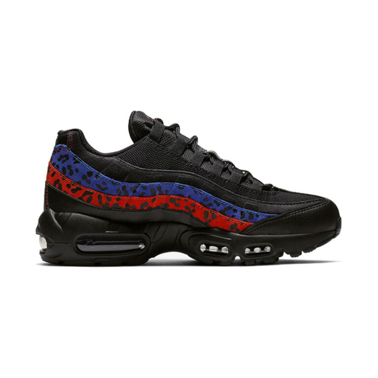 Nike Air Max 95 'Black / Hyper Crimson / White / Chrome' Женские