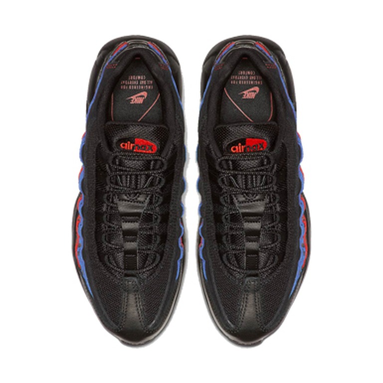 Nike Air Max 95 'Black / Hyper Crimson / White / Chrome' Женские