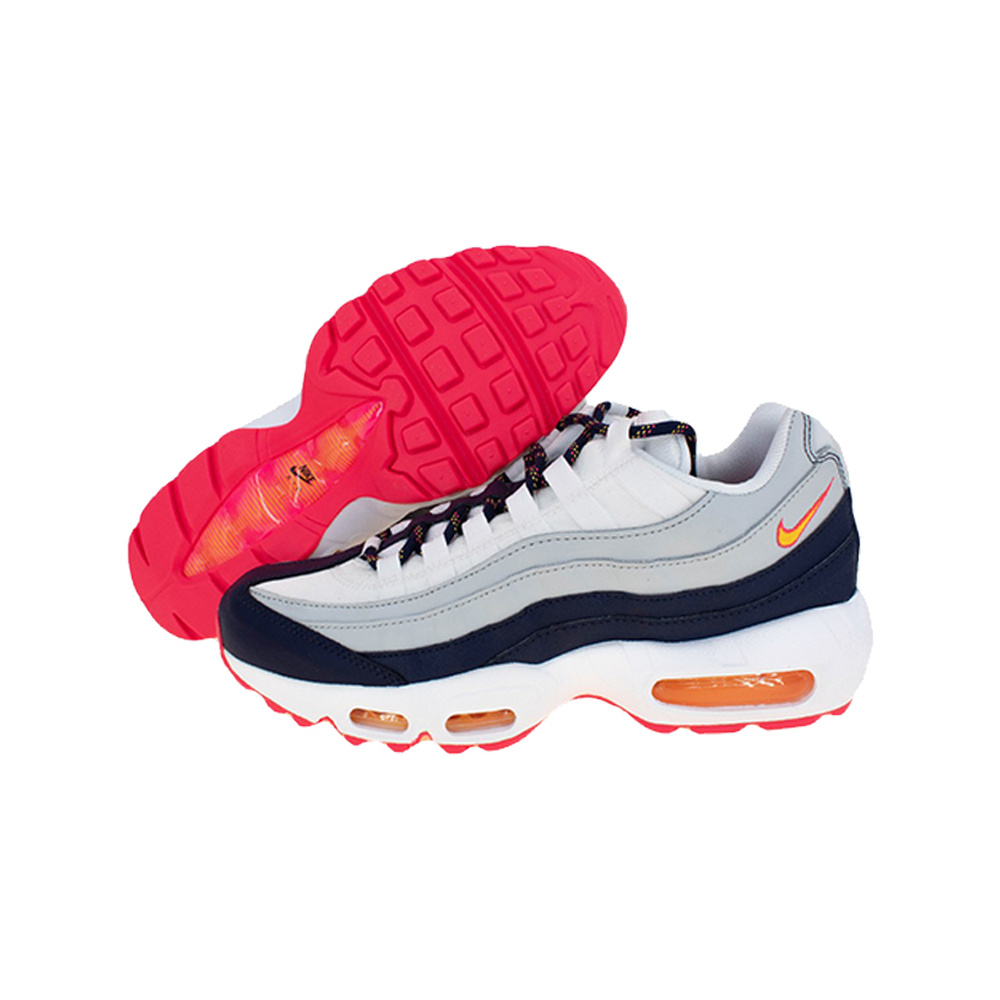Nike Air Max 95 'White / Sail / Phantom / Metallic Silver' Женские