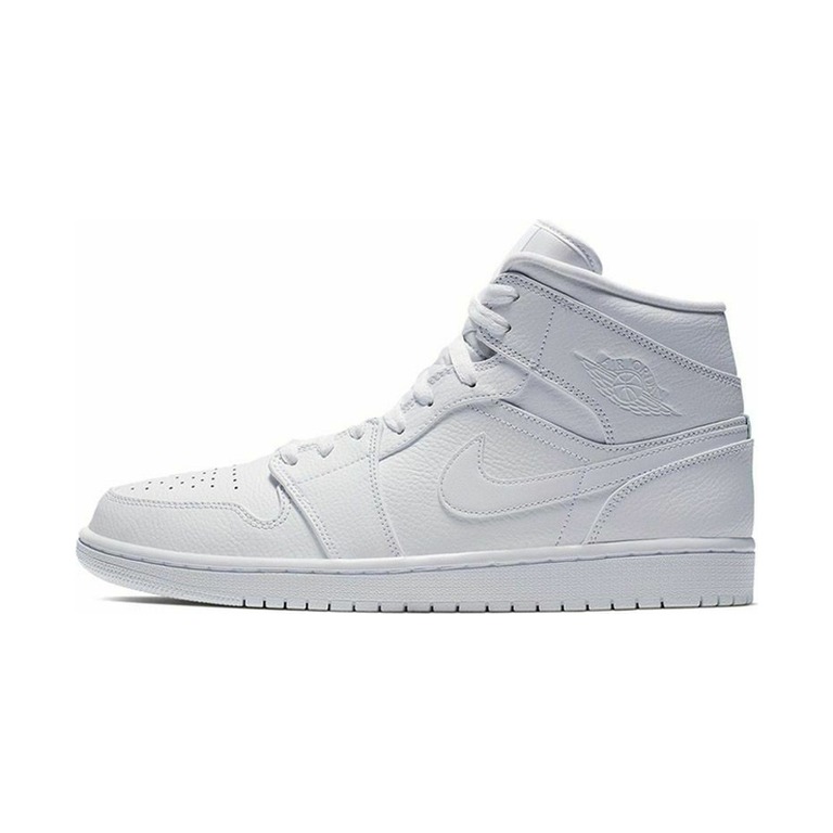 Air Jordan 1 Mid 'Medium Grey / Blue Tint / White' Мужские