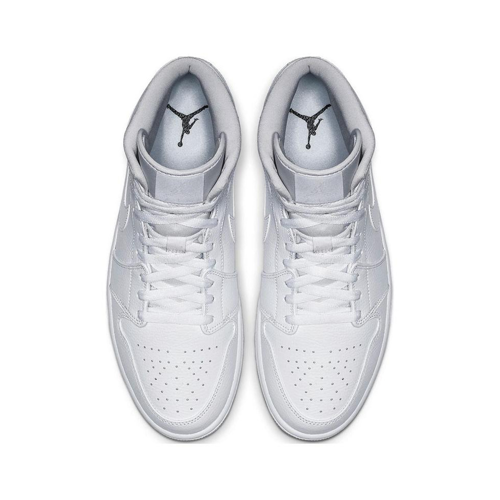 Air Jordan 1 Mid 'Medium Grey / Blue Tint / White' Мужские