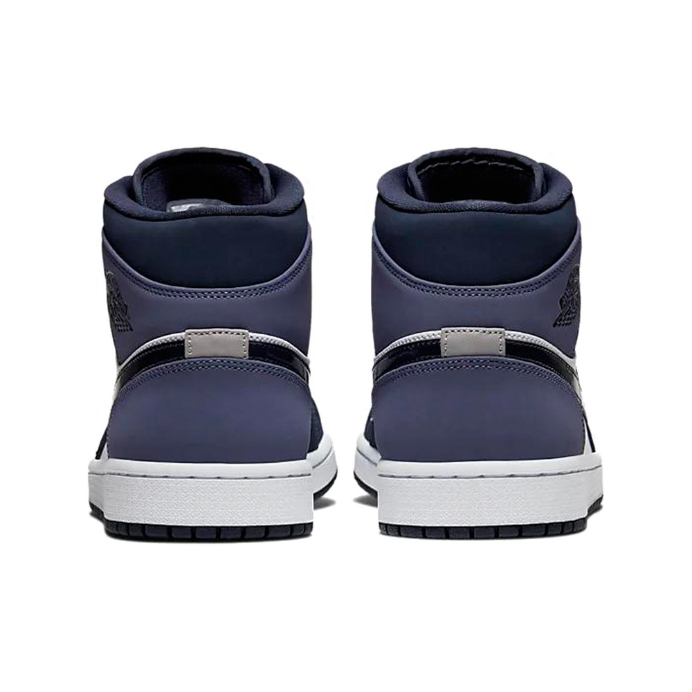 Air Jordan 1 Mid 'Old Royal / White / Metallic Silver / Black' Мужские