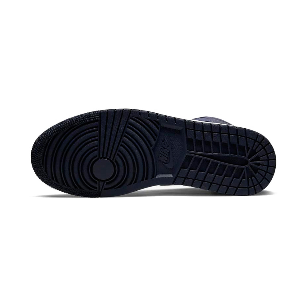 Air Jordan 1 Mid 'Old Royal / White / Metallic Silver / Black' Мужские
