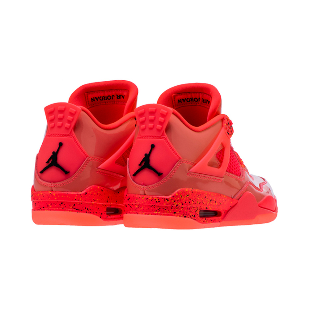 Air Jordan 4 'White / Grain / Metallic Gold Grain / Black' Женские