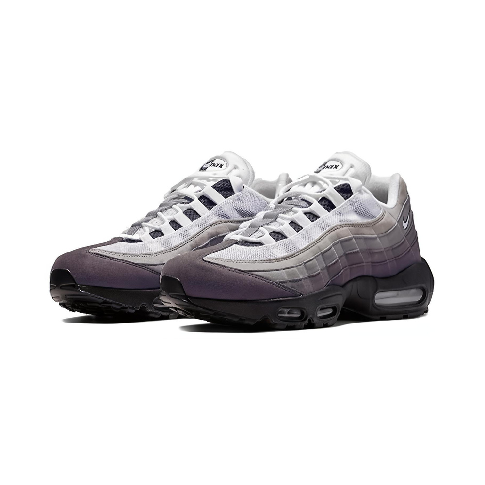 Nike Air Max 95 'Obsidian / Light Bone / Bright Crimson / Dynamic Yellow' Мужские