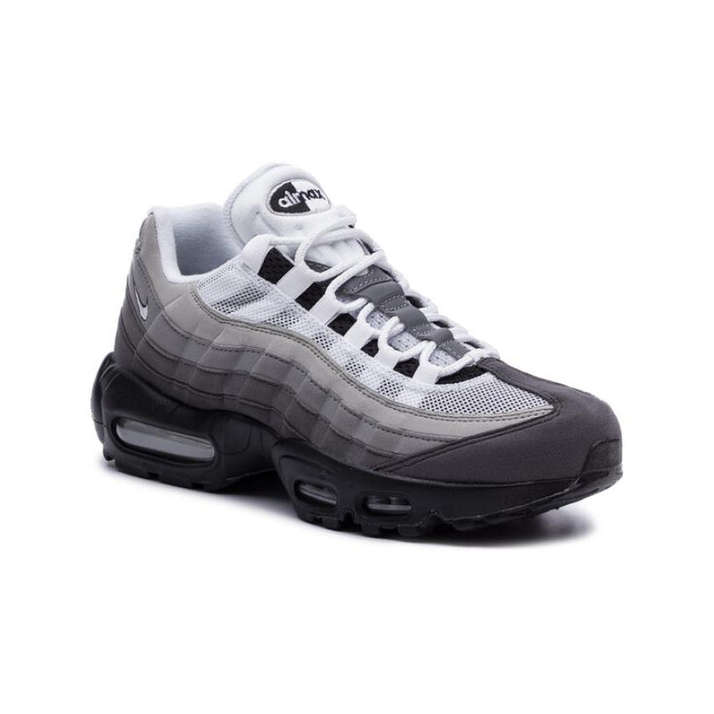 Nike Air Max 95 'Obsidian / Light Bone / Bright Crimson / Dynamic Yellow' Мужские