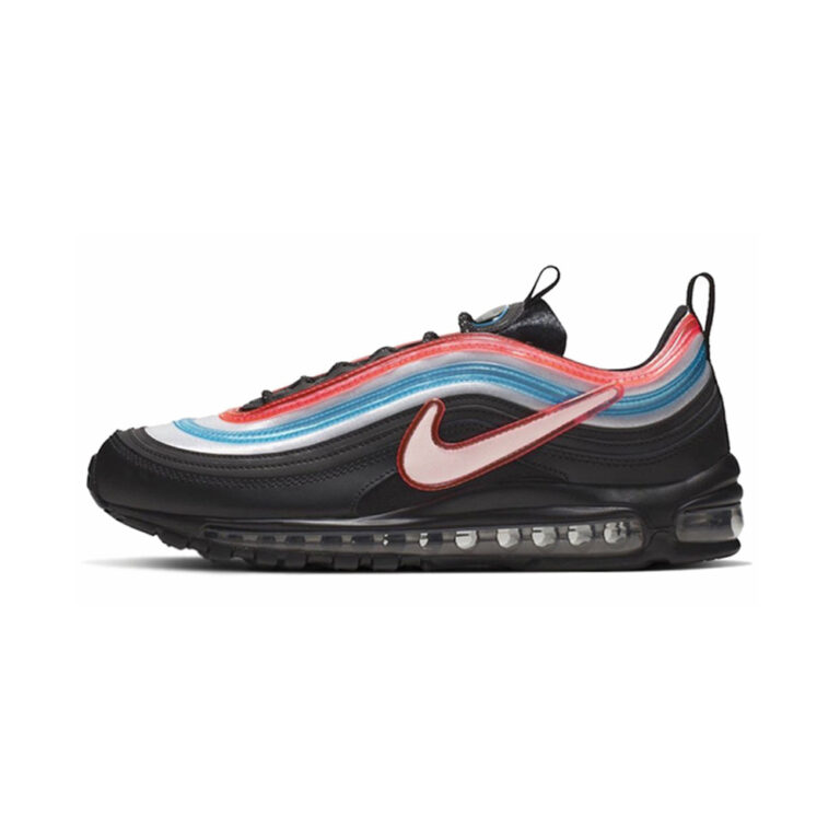 Nike Air Max 97 'Black / Hyper Crimson / White / Chrome' Мужские