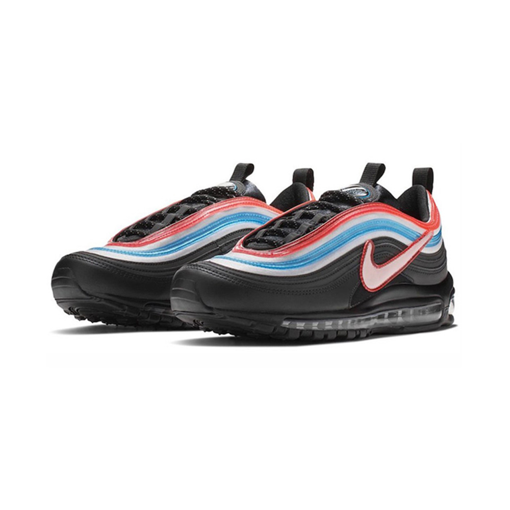 Nike Air Max 97 'Black / Hyper Crimson / White / Chrome' Мужские