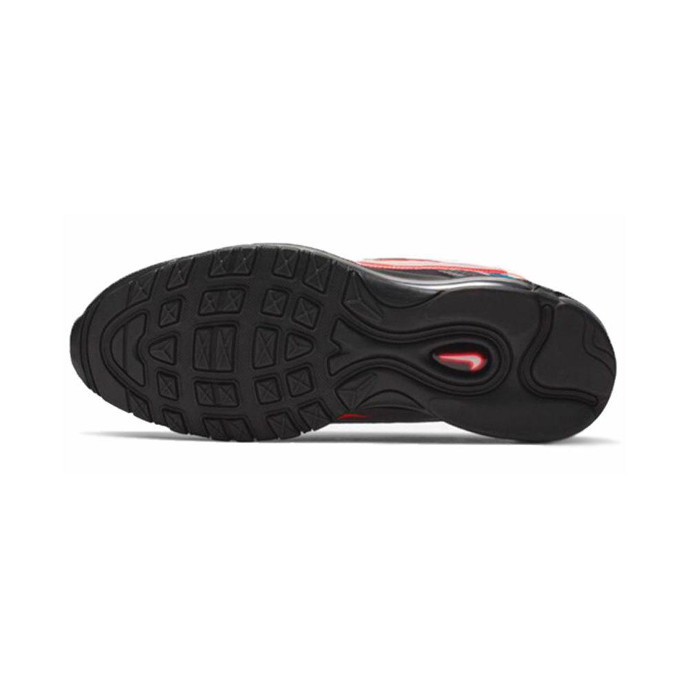 Nike Air Max 97 'Black / Hyper Crimson / White / Chrome' Мужские