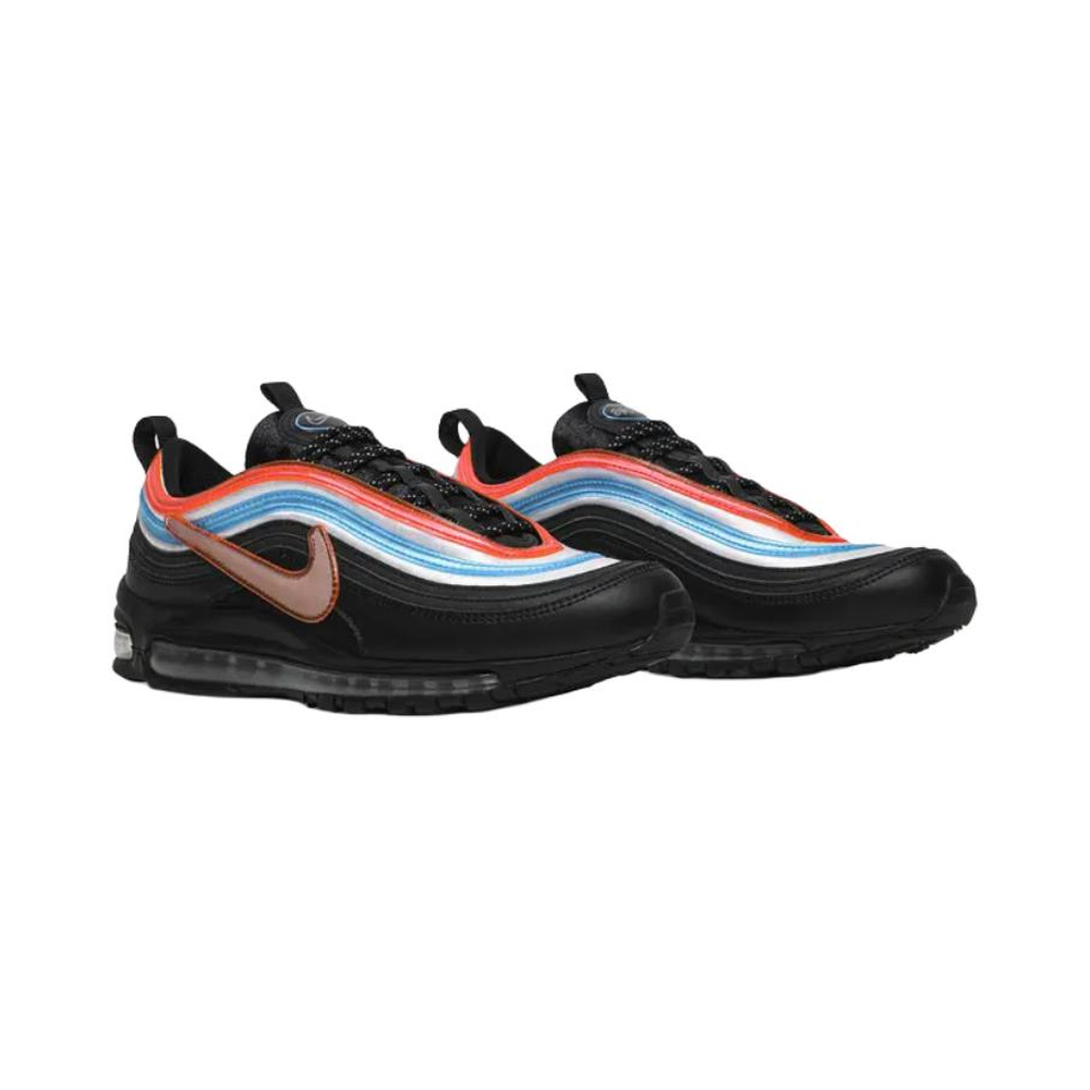 Nike Air Max 97 'Black / Hyper Crimson / White / Chrome' Мужские