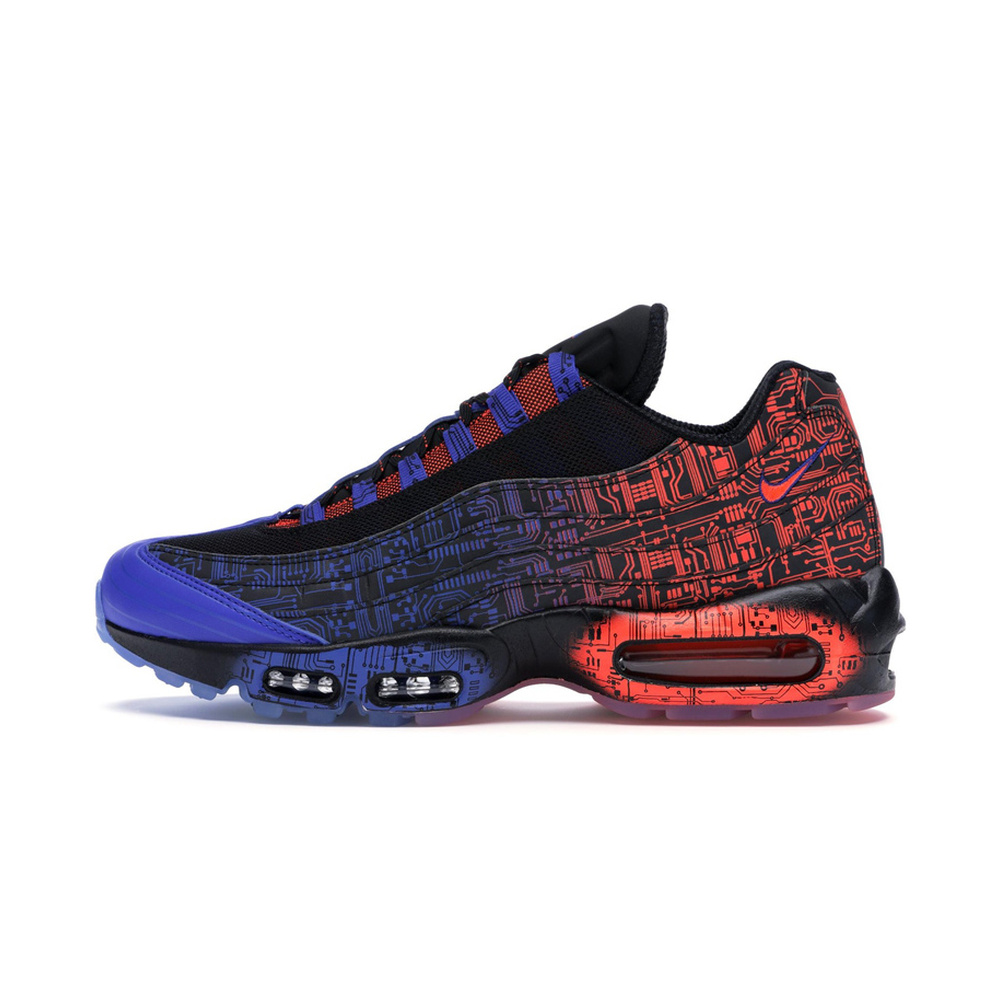 Nike Air Max 95 'Black / Smoke Grey / Light Smoke Grey / Metallic Silver' Мужские