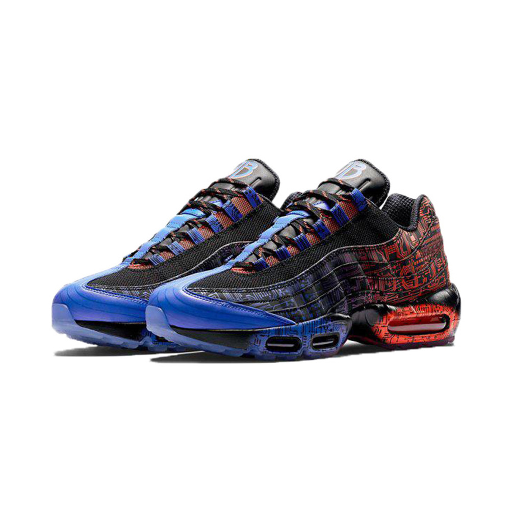 Nike Air Max 95 'Black / Smoke Grey / Light Smoke Grey / Metallic Silver' Мужские