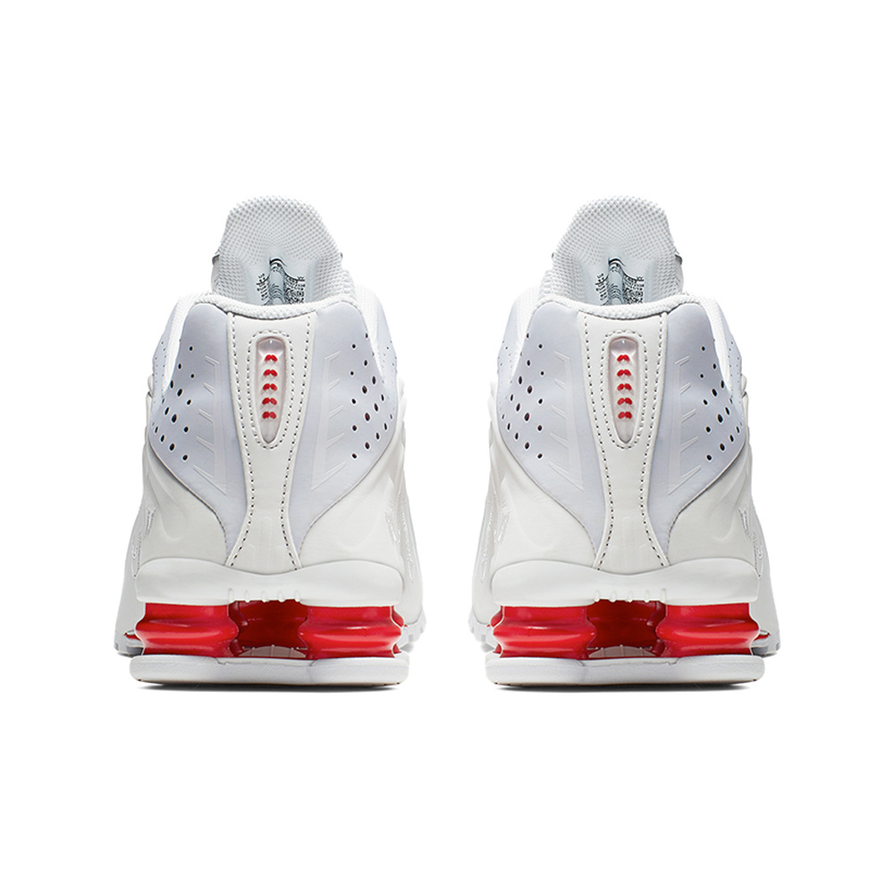 Nike Shox R4 'Light Smoke Grey / Photon Dust / Hyper Crimson / Chrome' Мужские