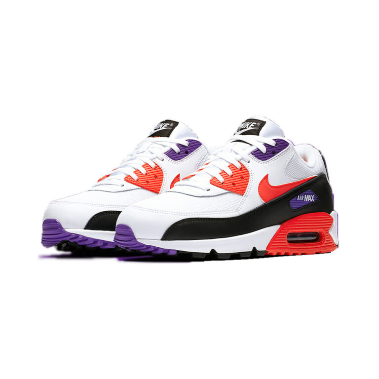 Nike Air Max 90 'Summit White / Fierce Purple / Gorge Green' Мужские