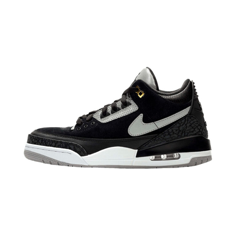 Air Jordan 3 'Dark Grey Heather / Particle Grey / Black' Мужские