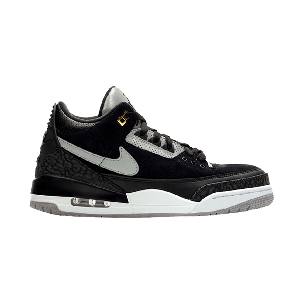 Air Jordan 3 'Dark Grey Heather / Particle Grey / Black' Мужские
