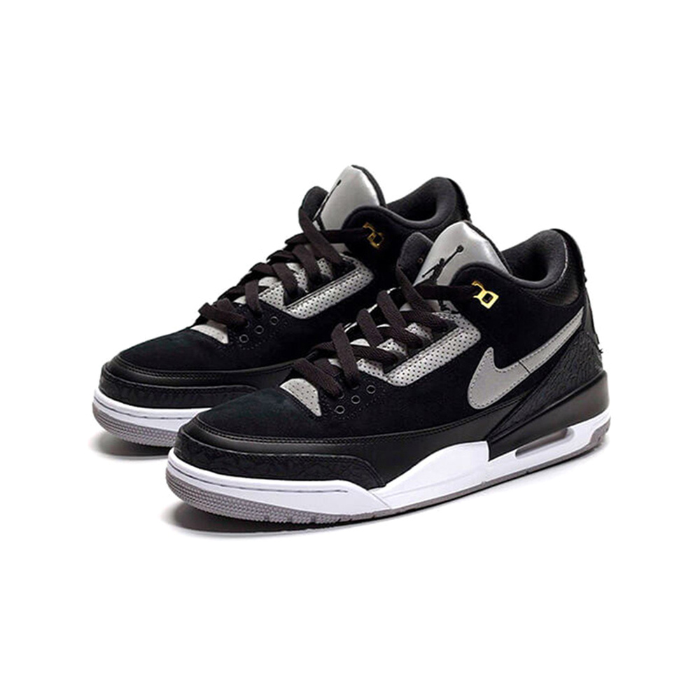 Air Jordan 3 'Dark Grey Heather / Particle Grey / Black' Мужские